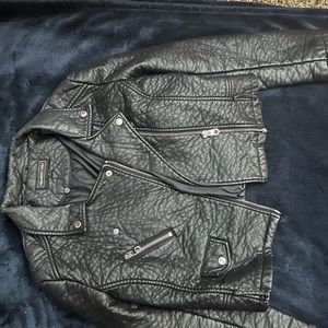 Members Only Pebbled Vegan Leather Jacket